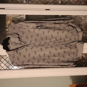 Jane and Delancey cheetah print top